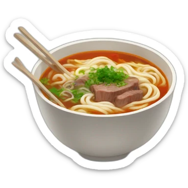 beef noodle soup sticker