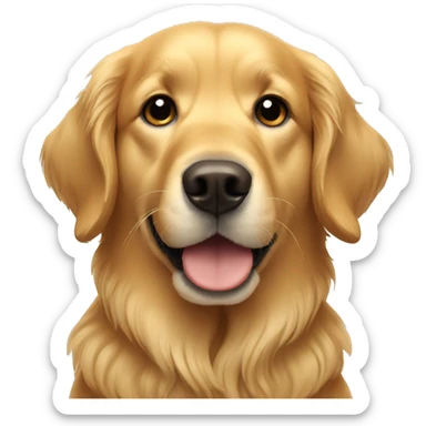golden retriever  sticker