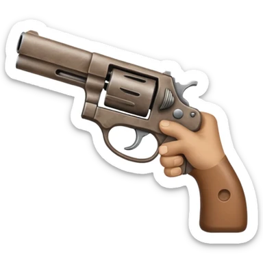 Guns up hand sticker