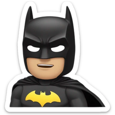 Batman ignoring all the girls sticker