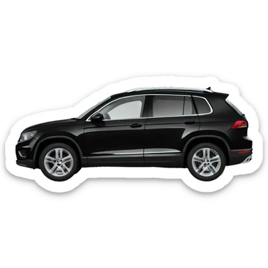 black tiguan sticker