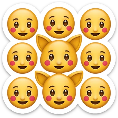 que sea un emoji para copiar sticker