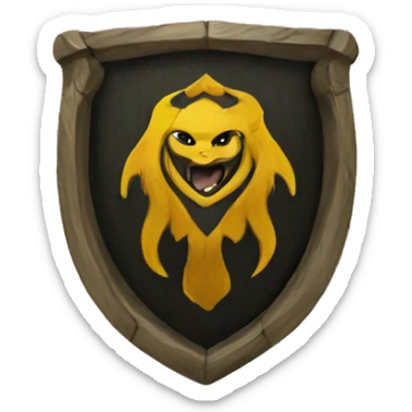 Hufflepuff crest sticker