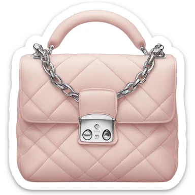 Light pink Dior bag  sticker