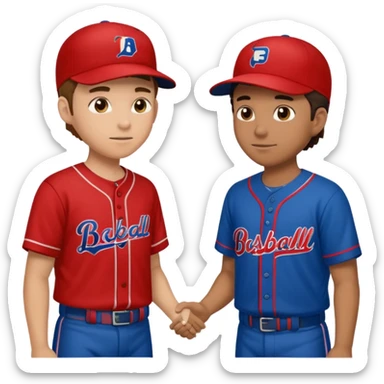 quiero dos equipos enemigos de baseball vs sticker