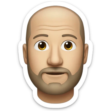 jony ive with 3 days beard sticker