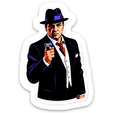 Mafia sticker