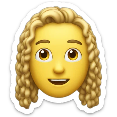 emoji silecio 3d sticker