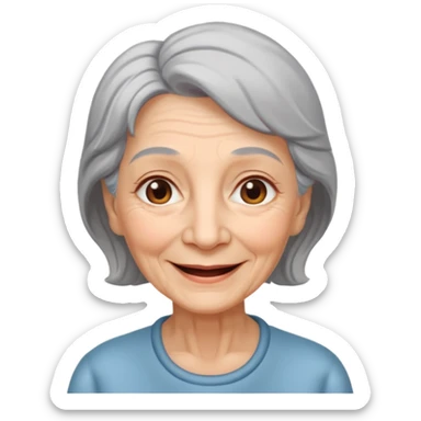 The kind and amiable grandmother in Grimm's fairy tales sticker