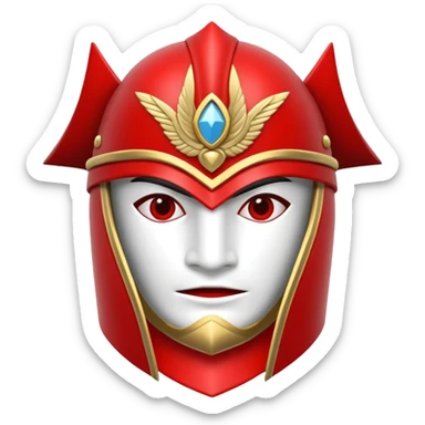 guardia máscara de triángulo juego del calamar sticker