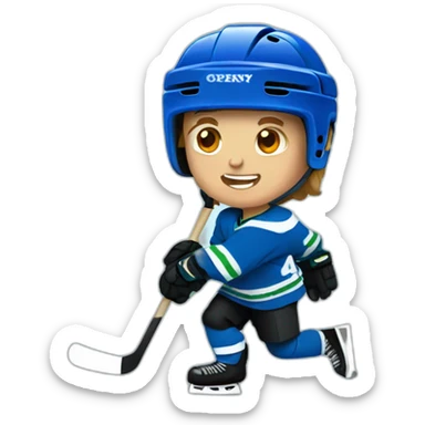 Hockey sticker