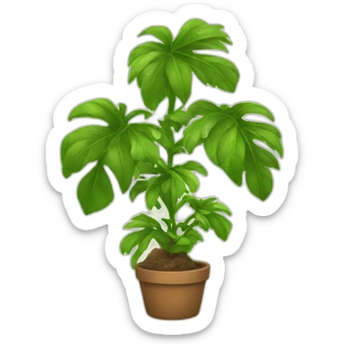Plant sticker