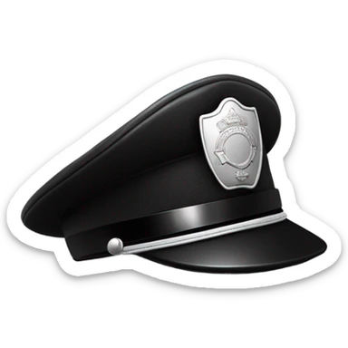 Police hat sticker