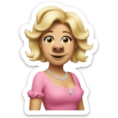 Miss piggy sticker