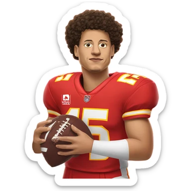 Communist mahomes  sticker