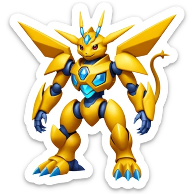  Pokémon-Fakémon-Spectrobes-Digimon-fusion (full body) sticker