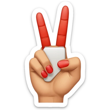 Smiling middle finger sticker