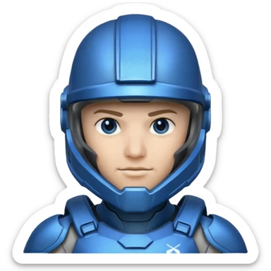 spartan from halo sticker