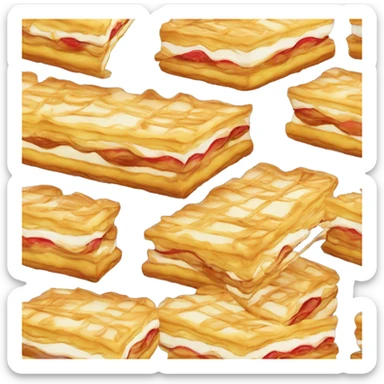 millefeuille cake sticker