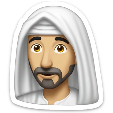 zemmour qui discute avec un arabe sticker