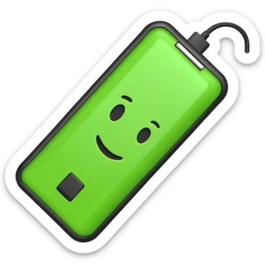 Use the logo from grid Green Ltd in the Uk design a battery charging emoji sticker