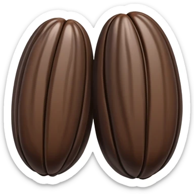 two tonka beans sticker