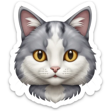 Cat doing a dap sticker