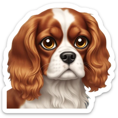 Ruby Cavalier King Charles Spaniel sticker