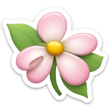 Flower blowing kisses  sticker