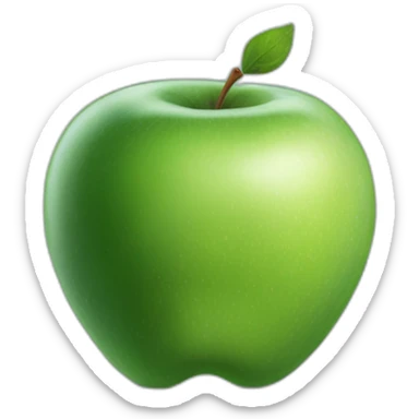 magritte apple sticker