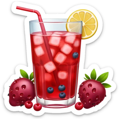 limonada de frutos rojos sticker