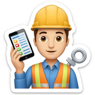 man architect sticker