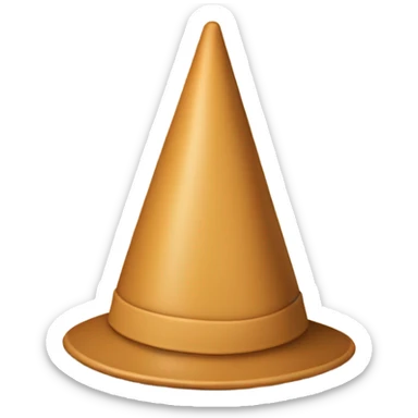 Dunce hat sticker