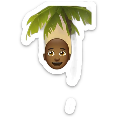 antillais au soleil sticker