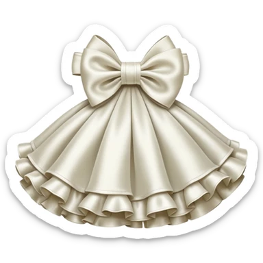 Fiocco bianco sticker