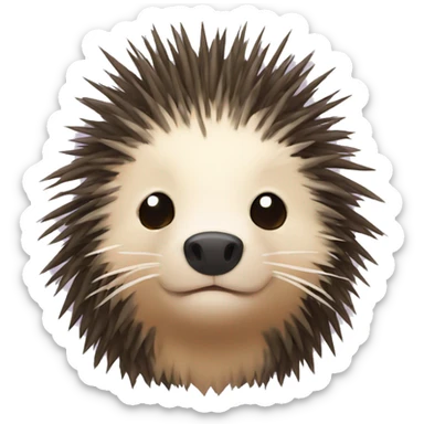porcupine sticker