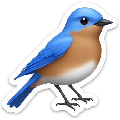 Bluebird sticker