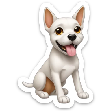 chien avc des tn sticker