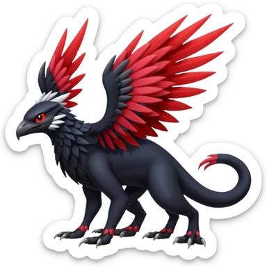  exotic Fakémon-Pokémon-Nargacuga-Vernid-creature sticker