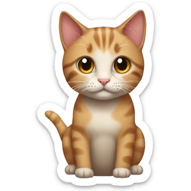 Cat cat sticker