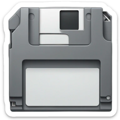floppy disk sticker