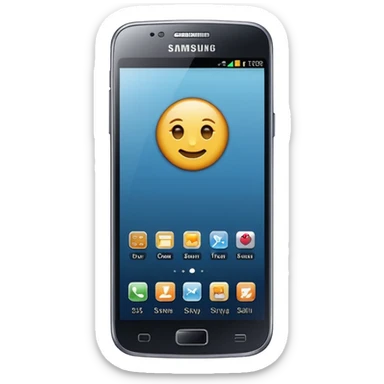 samsung s25 phone as an ios emoji sticker