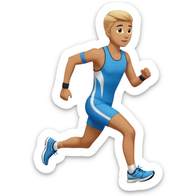 Running to malmø with runner and malmø city  sticker