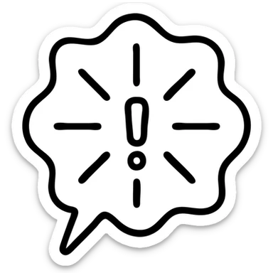 wow effect splash sticker