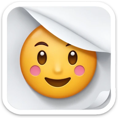 5 numero em um papel  sticker