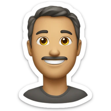 Un cœur de dans un écrit lylou sticker