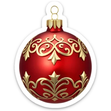 christmas ornament Oh Well  sticker