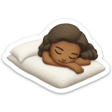 niecey sleeping sticker