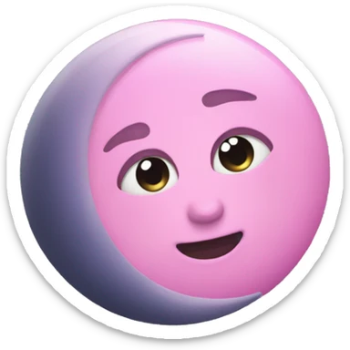 Pink Moonlight  sticker
