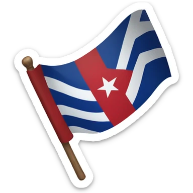 CUBA FLAG sticker